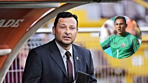 Jeaustin Campos y Keylor Navas