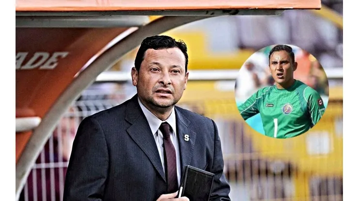 Jeaustin Campos y Keylor Navas