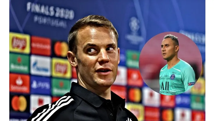 Manuel Neuer en conferencia de prensa con el Bayern