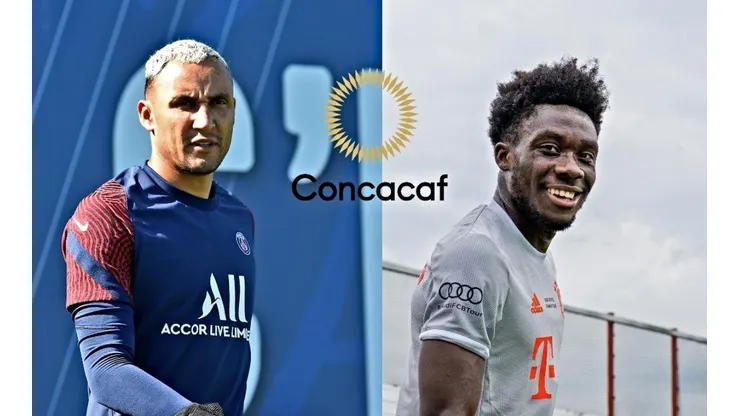 Keylor Navas y Alphonso Davies