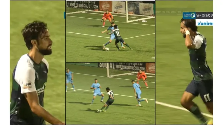 Joaquin Rivas anota golazo en la USL de Estados Unidos