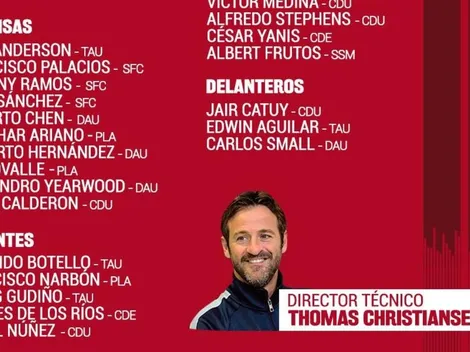 Christiansen da su primera convocatoria como entrenador de Panamá