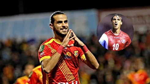 Yendrick Ruiz con la camiseta de Herediano