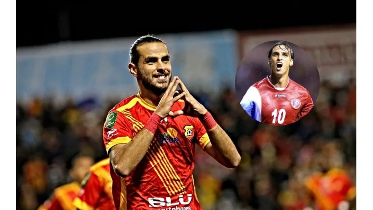 Yendrick Ruiz con la camiseta de Herediano