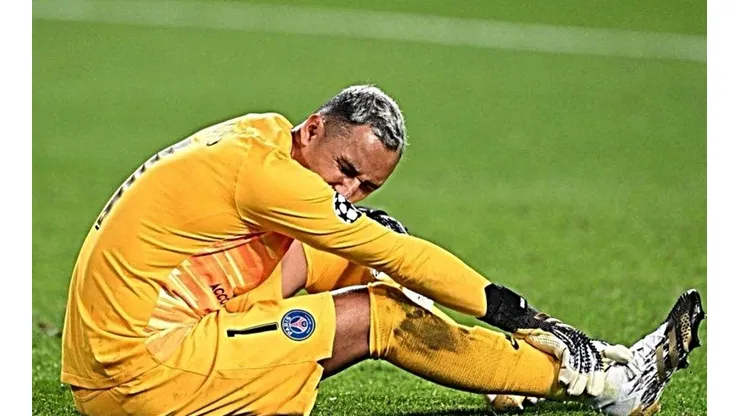 Keylor Navas salió lesionado ante el Atalanta en Champions