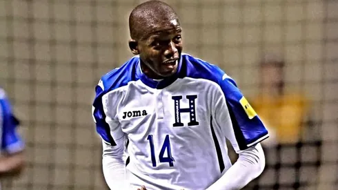 Boniek García con la selección de Honduras