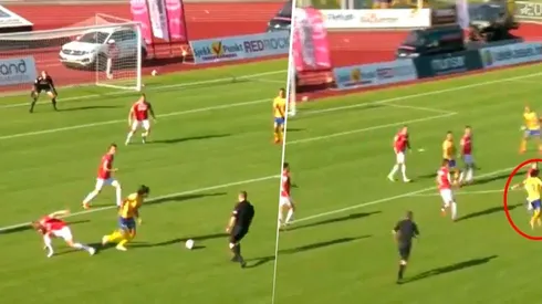 Diego Campos fue autor de un golazo en Noruega