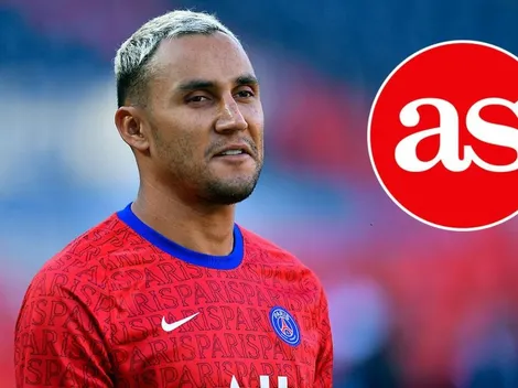 El Diario AS de España destaca a Keylor Navas antes del duelo contra Atalanta