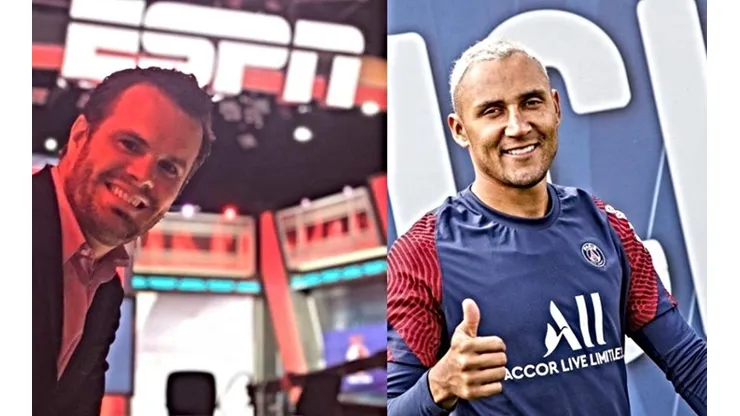Ricardo Puig y Keylor Navas