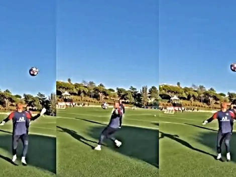 ¡Keylor Navas también se destaca con los pies!