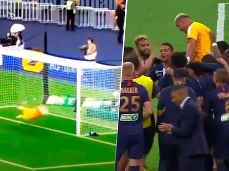 Keylor Navas ataja último penal de la tanda y PSG es campeón