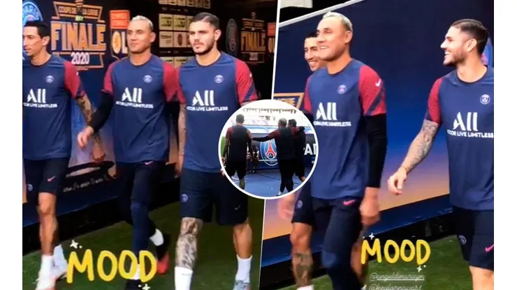Keylor Navas le gastó una broma a Ángel Di María