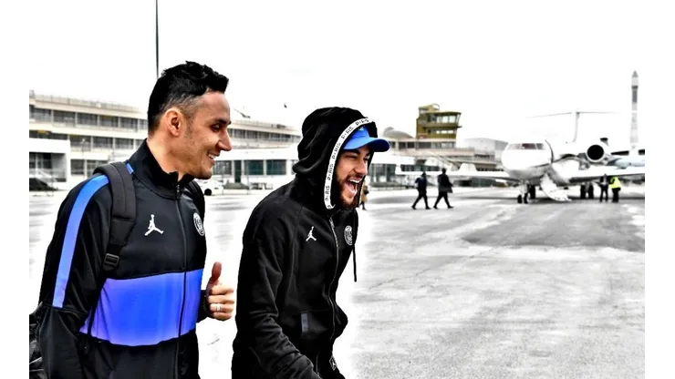 El reto de Neymar y Keylor Navas