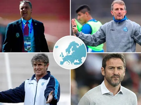 Los entrenadores europeos que dirigieron selecciones centroamericanas