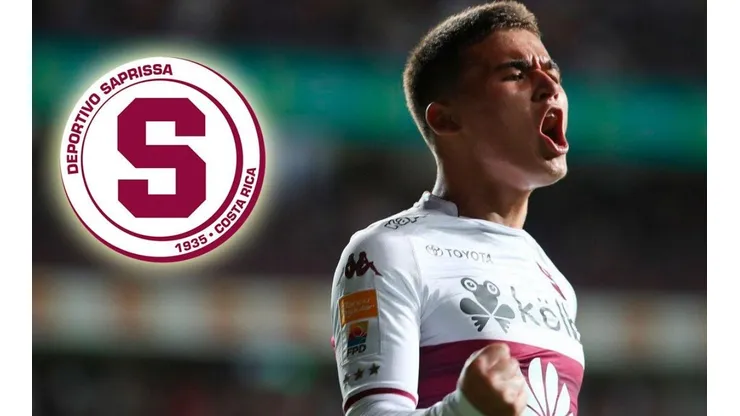 Manfred Ugalde jugando para Saprissa