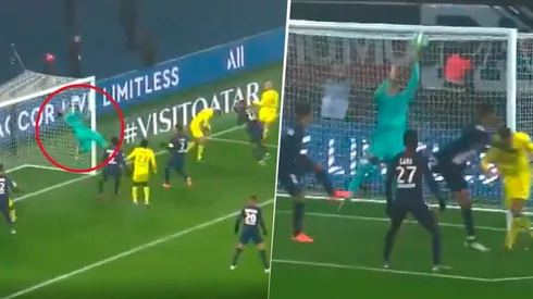 Increíble atajada de Keylor compartida por el PSG