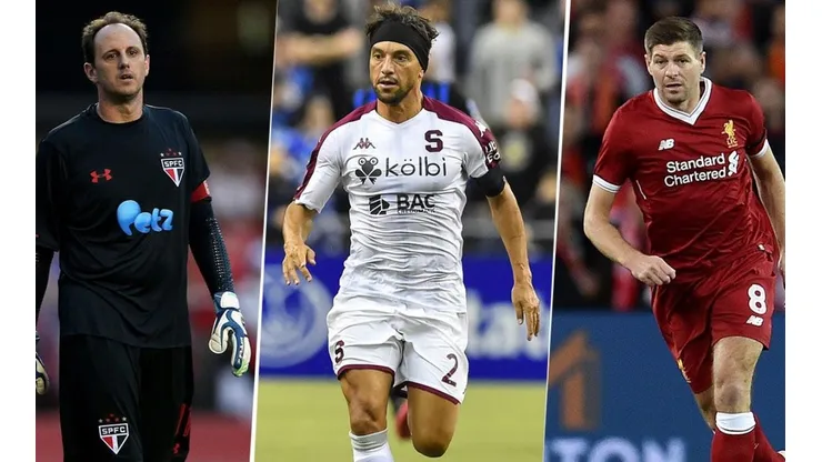 Rogerio Ceni, Christian Bolaños y Steven Gerrard