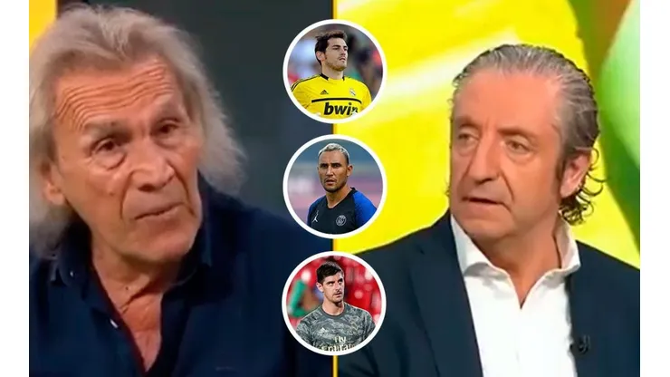 Hugo Gatti y Josep Pedrerol en El Chiringuito