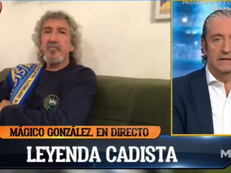 Mágico González festejó el ascenso del Cádiz en el Chiringuito