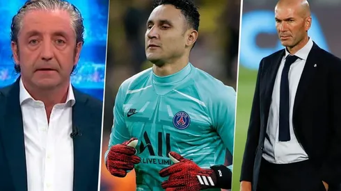 Josep Pedrerol criticó a Zidane, tomando como ejemplo el "Caso Keylor"