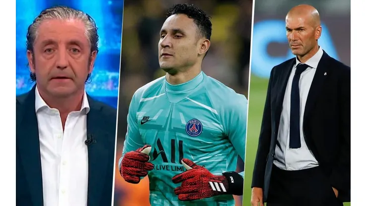 Josep Pedrerol criticó a Zidane, tomando como ejemplo el "Caso Keylor"