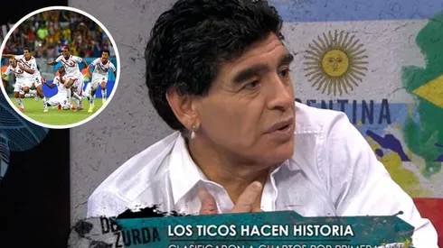 La opinión de Maradona tras la clasificación de Costa Rica a cuartos