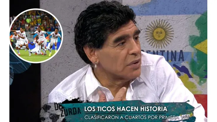 La opinión de Maradona tras la clasificación de Costa Rica a cuartos