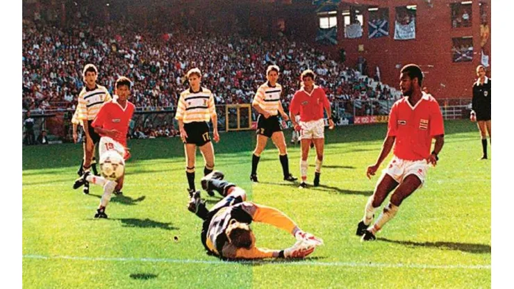 El gol de Juan Cayasso contra Escocia