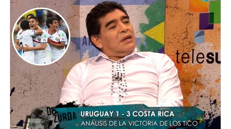La opinión de Maradona sobre la victoria de Costa Rica contra Uruguay en 2014