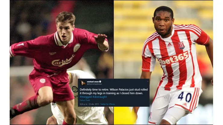 Michael Owen, el Balón de Oro que se retiró por Wilson Palacios