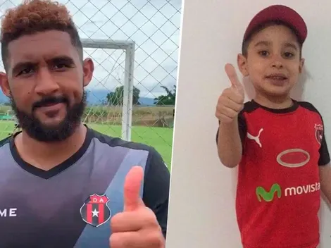 El tierno gesto del Alajuelense con un niño al que operarán del corazón