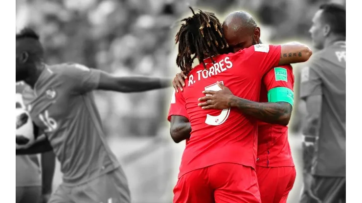 Felipe Baloy y Román Torres se funden en un abrazo en Rusia 2018
