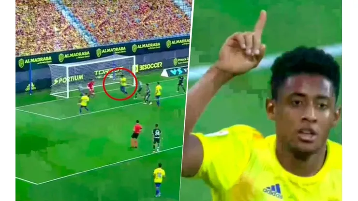 Choco Lozano marcó para el Cádiz