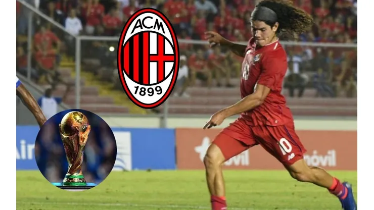Juan Tejada, el "Tarzán" panameño que sueña con el Milan y Qatar 2022