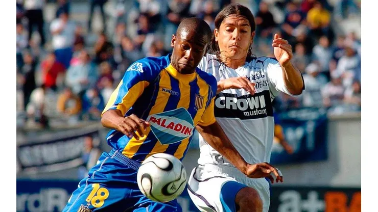Paulo Wanchope durante su paso por Rosario Central