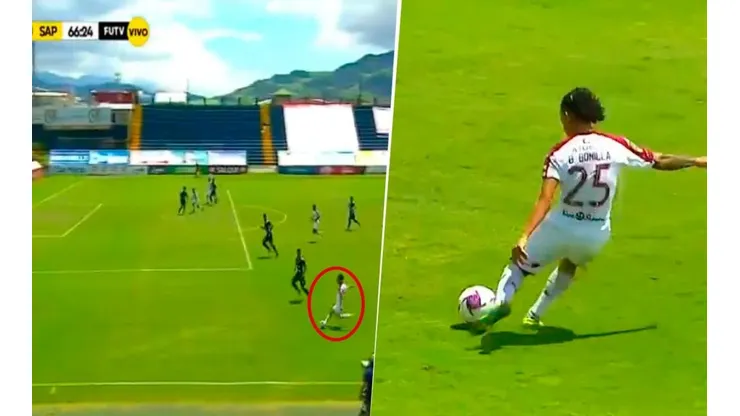 ¡Gran asistencia de Byron Bonilla en el 2-0!