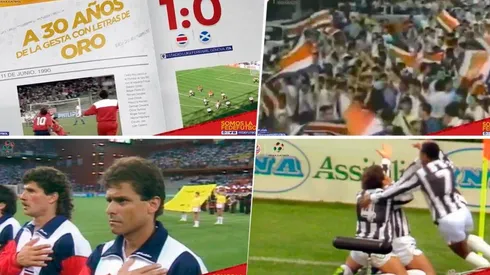 Emotivo recuerdo de Fedefutbol sobre el debut de Costa Rica en Italia 90