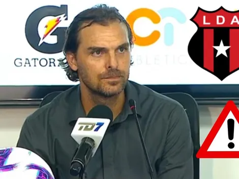 Contundente Andrés Carevic: "Ha sido el peor partido dirigiendo a Alajuelense"