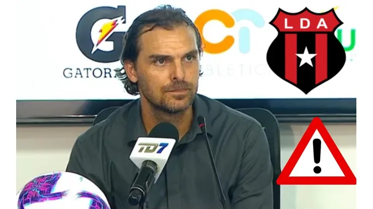 Contundente Andrés Carevic: "Ha sido el peor partido dirigiendo a Alajuelense"