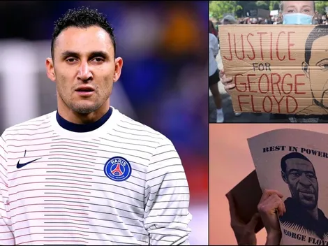 Keylor Navas se suma a las protestas por el asesinato de George Floyd