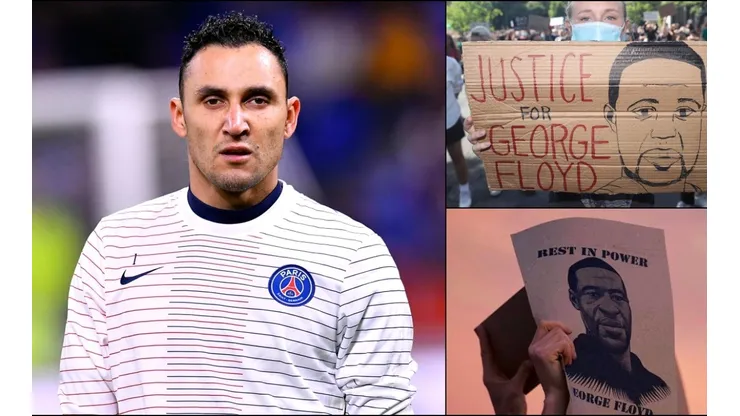 Keylor Navas se suma a las protestas por el asesinato de George Floyd