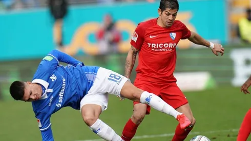 Gamboa jugó todo el partido en el empate de su equipo en la Bundesliga 2