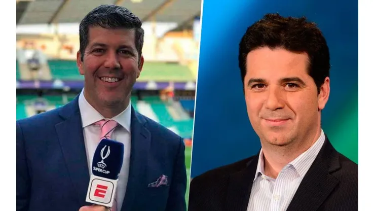 Fernando Palomo y Andrés Agulla estarán en el equipo periodístico detrás de la transmisión de ESPN del clásico entre Saprissa y Herediano