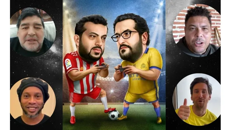 Estrellas del fútbol le desean suerte a Turki Alalshikh en partido benefico de FIFA 20