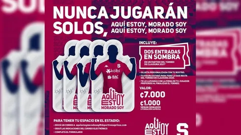 Los hinchas mostraron su descontento por la campaña divulgada