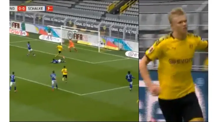 Y un día volvió el grito de gol: Erling Haaland puso el 1-0 para el Dortmund