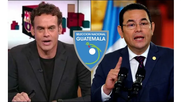 David Faitelson recordó su mala experiencia con Jimmy Morales por un partido de Guatemala