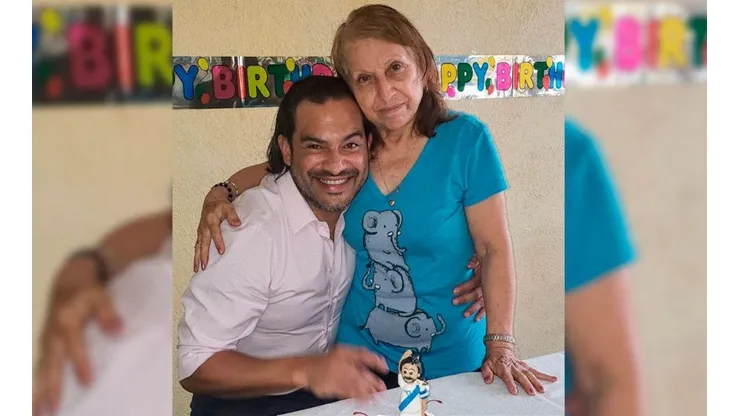 Pescadito Ruiz junto a su madre