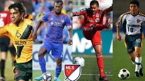 Cuatro de los jugadores que aparecen en las formaciones ideales.