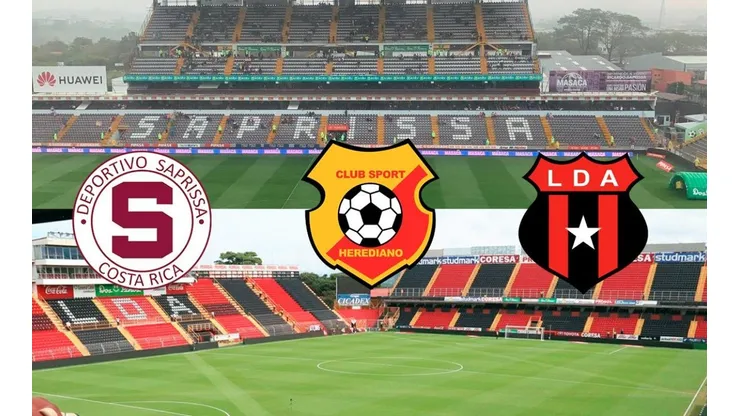 Los tres equipos que ofrecieron sus estadios.